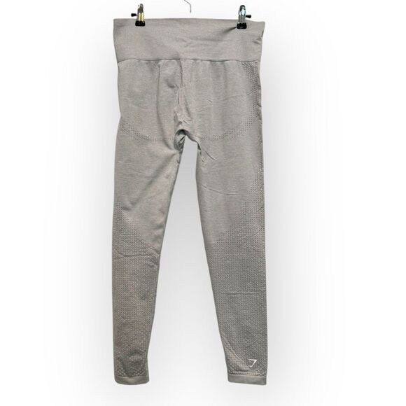 Gymshark Light Gray Vital Seamless Leggings - Size Medium - Picture 2 of 6